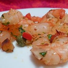B.b.q. Almond and Honey Crusted Prawns