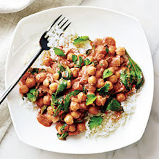 Chickpea Curry with Basmati Rice