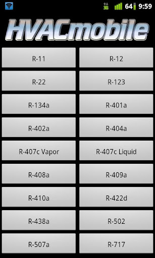 HVACmobile PT Charts