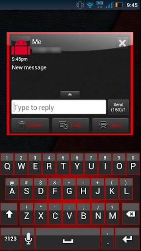 免費下載個人化APP|GO SMS Clean Red Theme app開箱文|APP開箱王