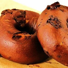 Chocolate Chocolate Chip Bagels