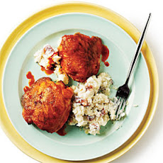 Buttermilk-Blue Cheese Smashed Potatoes