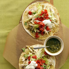 Tostadas Salsa Verde