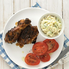 Southern Grilled Chicken with Macaroni Salad