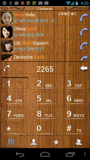 RocketDial Wood Theme