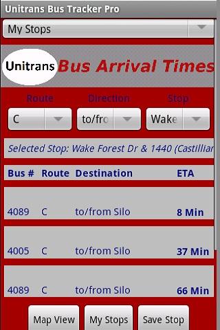 Unitrans Bus Tracker Pro