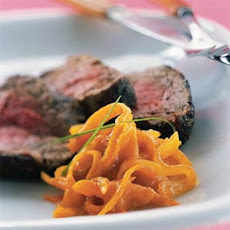 Pepper-Crusted Beef Tenderloin with Kumquat Marmalade