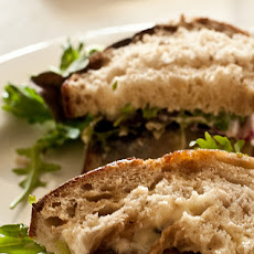 Cheddar Mushroom Open-Face Sandwich