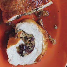 Turkey Roulade with Cider Sauce