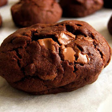 Chocolate Cookies With Chocolate Covered Raisins
