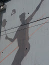 Badminton Mural