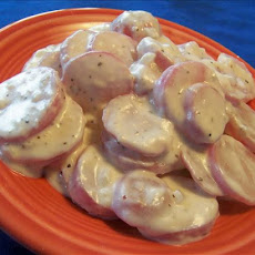 Creamed Radishes