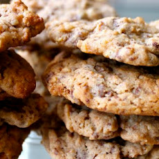 Malt ball pretzel gooey, chewy crunchy cookies