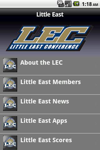Little East Mobile App