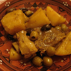 Algerian Beef, Potato & Olive Tagine