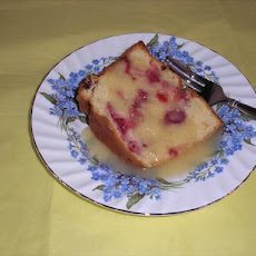 Cranberry Orange Pound Cake With Butter Rum Sauce