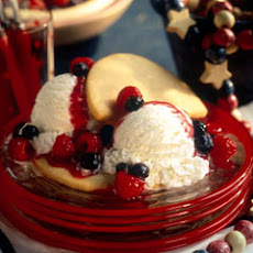 Red, White & Blueberry ''shortcakes''