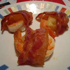 Bacon-Wrapped Pineapple Shrimp