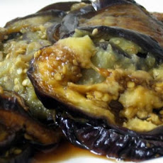 Steamed Eggplant With Garlic and Chilli