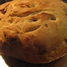Pesto and Olive Focaccia (Bread Machine)