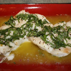 Red Snapper With Basil Vinaigrette