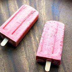 Strawberry Popsicles