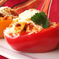 Tofu and Rice Stuffed Peppers