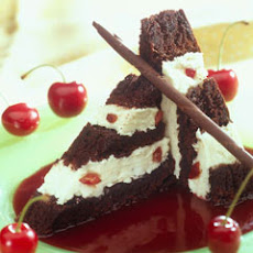 Cherry Chocolate Ice Cream Cake