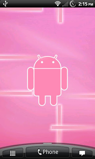Pink Android Live Wallpaper