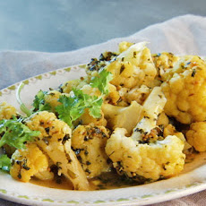 Cauliflower with Ginger and Cilantro