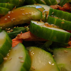 Korean Carrot and Cucumber Salad