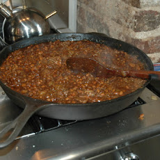 Campfire Hamburger and Beans