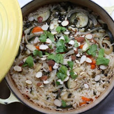 Coconut-Vegetable Rice Pilaf