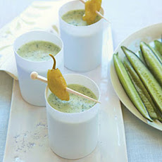 Cucumber-Yogurt Soup with Pepperoncini