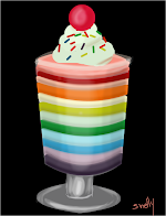 Paint A Rainbow: Parfait