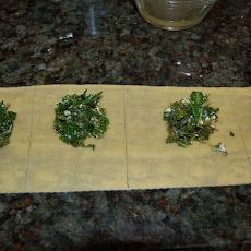 Greens-Goat Cheese-Lemon Ravioli