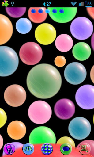 Polka Spheres GoLauncher Theme