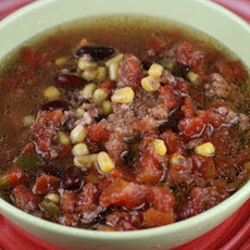 Zesty Burger Soup Slow Cooker