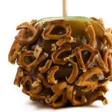Chocolate Caramel Apples with Salted Pretzels  Recipe