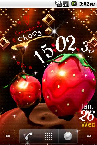 Strawberry Choco LiveWallpaper