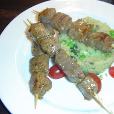 Pinxtos Morunos: Grilled Lamb Marinated in Cumin, Lemon and Saff
