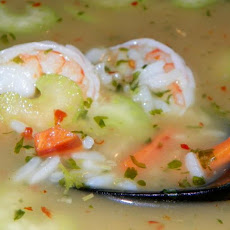 Thai Shrimp & Rice Soup