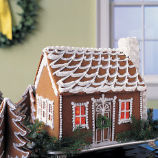 Snow-Swept Gingerbread Cottage
