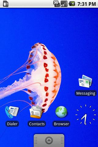 micro-clock-widget-1x1 for android screenshot