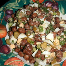 Egyptian Brown Bean Salad