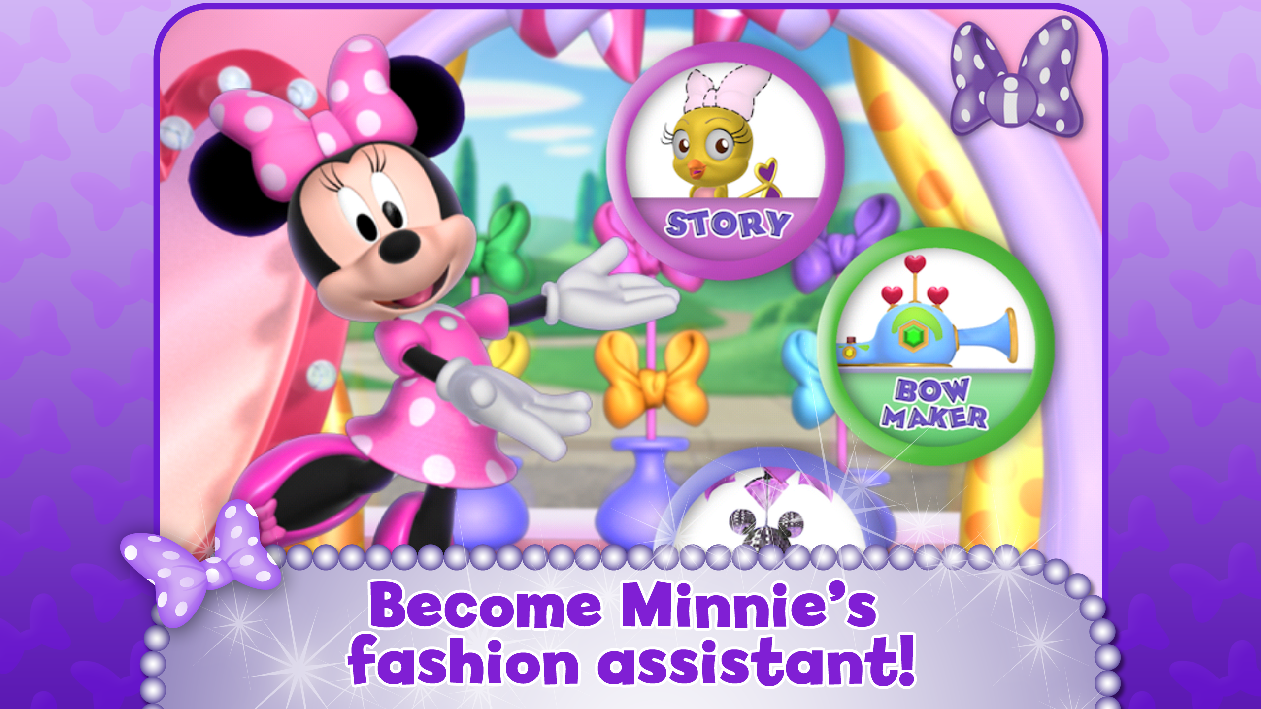 Android application Minnie Bow Maker screenshort