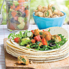 Fried Okra Tacos