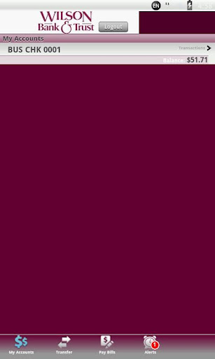 wilson-bank-trust-mobile for android screenshot