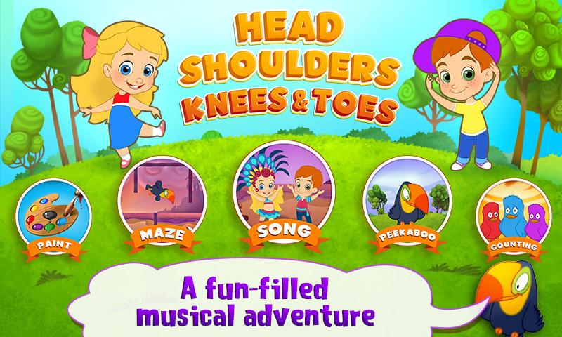 Android application Head, Shoulders, Knees &amp; Toes screenshort