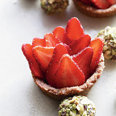 Strawberry Tarts with Ginger-Nut Crust
